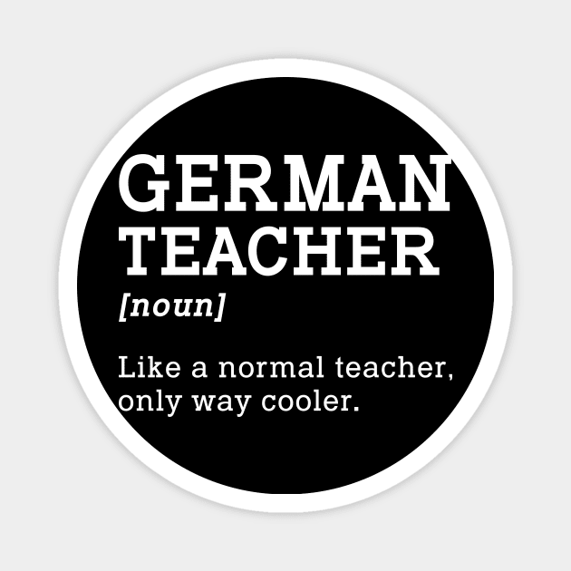German Teacher Back To School Magnet by kateeleone97023